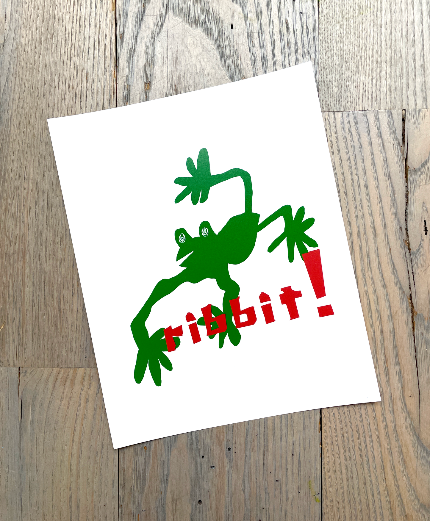 Limited Edition "Ribbit!" Print 8x10"